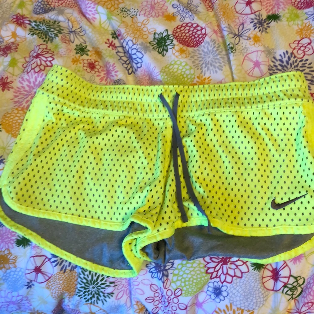 Neon Green Nike Shorts